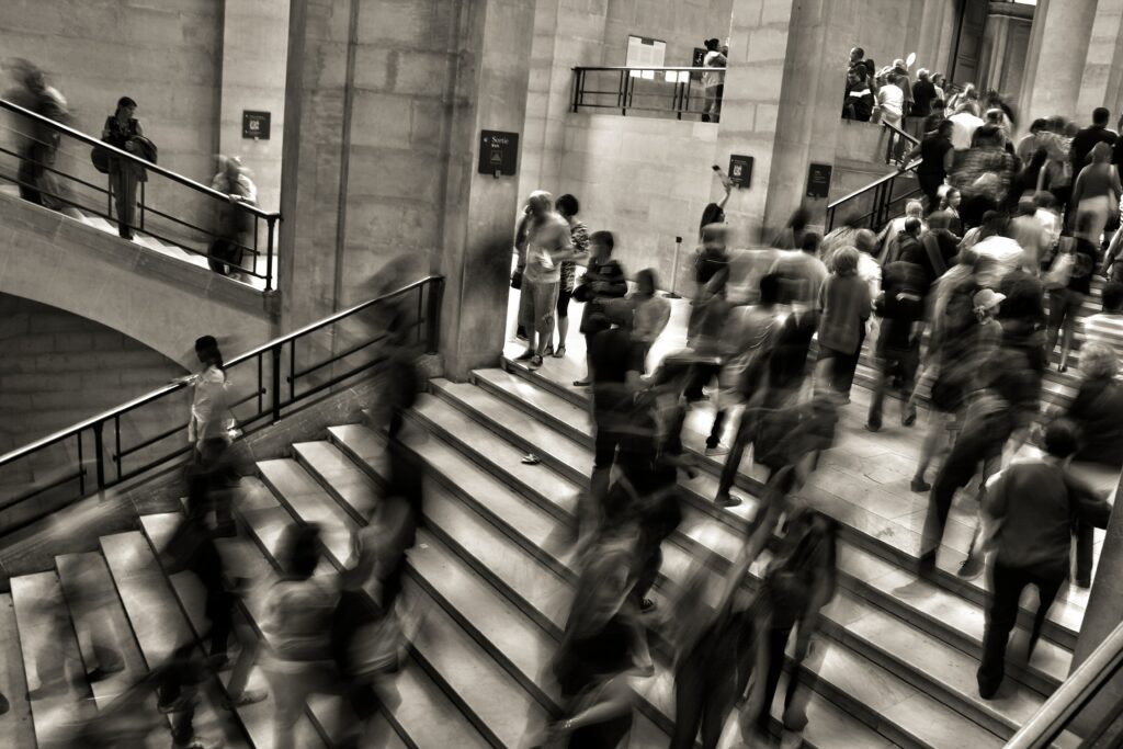 renewing your mind - break free and stop conforming to culture's worship of busy-ness - busy train station photo - photo by Jose Carrasco - Unsplash