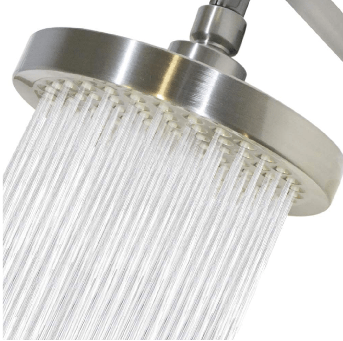the best shower head ever - a legit rain shower head with awesome pressure
