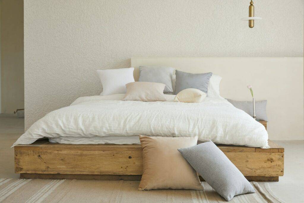 simple modern comfy bed - catch some Z's - Photo By -Deconovo on Unsplash