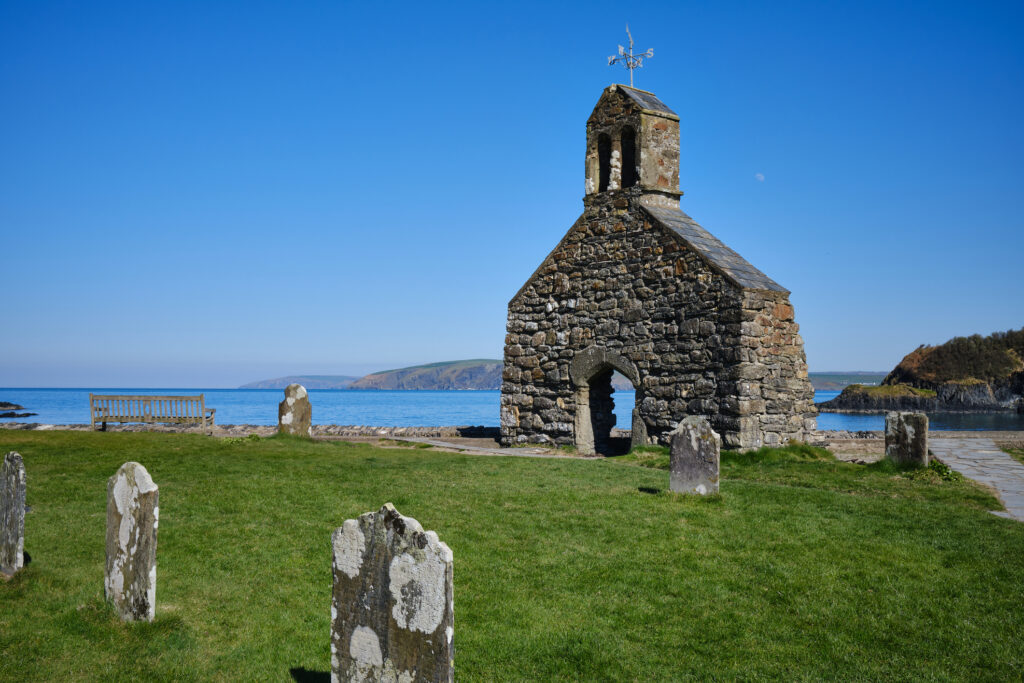 Church Ruins in Pembrokeshire, Wales, reminiscent of the poem Do The Next Thing, photo credit iStock