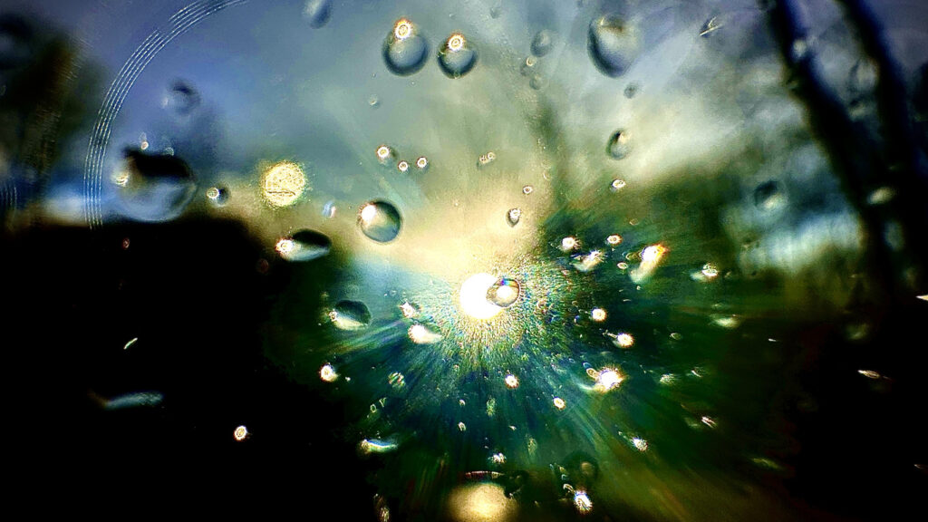 Sunlit Raindrops from Heaven photo credit iStock